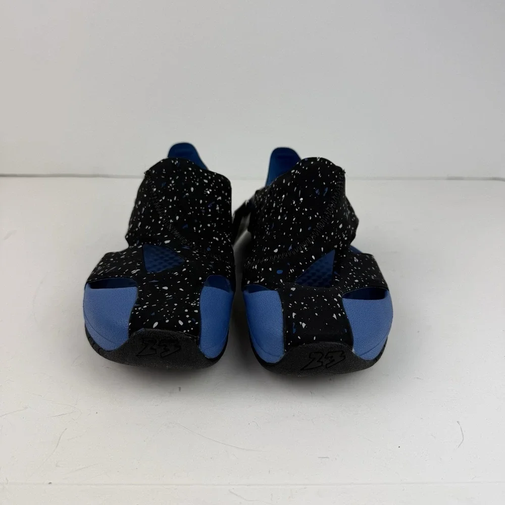Nike Toddler Jordan Flare Sandals Slip On Blue Black CI7850 404 Size 2C